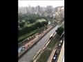 شلل مروري بشوارع الإسكندرية بسبب الأمطار 