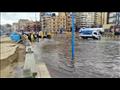 كسح مياه الأمطار أمام مكتبة الإسكندرية (6)