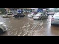 الأمطار الغزيرة تغرق ميدان فيكتور عمانويل في الإسكندرية 