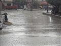 مشهد لهطول الأمطار في كفر الشيخ 