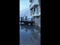 رفع مياه الأمطار من شوارع دمياط 
