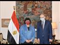 استقبلت الدكتورة إيناس عبدالدايم رئيس وفد الاتحاد الأوروبي