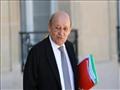  وزير الخارجية الفرنسي جان-إيف لودريان مغادراً قصر