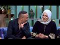 محمود عبد المغني وزوجته مي