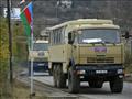 شاحنات عسكري أذربيجانية تدخل إقليم لاتشين 