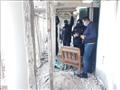 انهيار شرفة عقار في الإسكندرية 