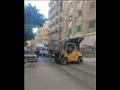 رفع السيارات المتهالكة من شوارع الإسكندرية 