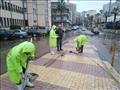 أمطار غزيرة على الإسكندرية لليوم الثاني