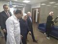 وزيرة الصحة تتفقد مستشفى النصر