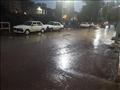 سقوط أمطار غزيرة في كفر الشيخ