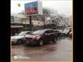 أمطار غزيرة تتسبب في شلل مروري بمدينة نصر والمهندس