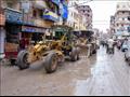 تلف شوارع الإسكندرية بسبب الأمطار 