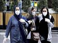 إيرانيات يرتدين الكمامات خوفا من كورونا