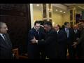 نظيف والفقي ومشعل وأبوزيد في عزاء الرئيس الراحل حسني مبارك