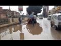 غرق شوارع القليوبية وأعمال كسح المياه