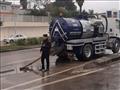 سيارات لشفط مياه الأمطار بالقاهرة 