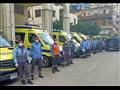 رجال مرفق الاسعاف في بورسعيد