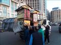 إزالة عربات الطعام بكورنيش الإسكندرية