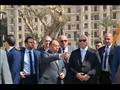 وزير التنمية المحلية ومحافظ القاهرة يتفقدان أعمال تطوير ميدان التحرير