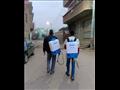 شباب الحواتكة في أسيوط يطلقون مبادرة لتعقيم قريتهم ضد كورونا