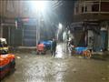 جانب آخر من سقوط الأمطار في كفر الشيخ