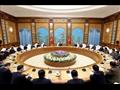 صورة وزعتها وكالة الأنباء الكورية الشمالية لاجتماع