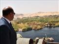 محافظ أسوان يتابع ازالة التعديات على نهر النيل