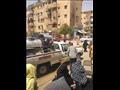 رش وتطهير شوارع  منطقة السيل بأسوان