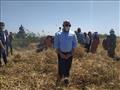 محافظ بورسعيد يشهد موسم حصاد القمح