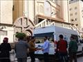 هيئة قناة السويس توزع 350 وجبة في بورسعيد