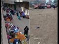 فض سوق اخناواي بطنطا لمخالفته قرار الحظر 