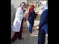 مدير مستشفى عزل العجمي تتسلم هدية وزيرة الصحة