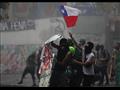 متظاهرون غاضبون في تشيلي
