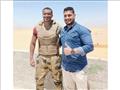 الجندي البطل محمد علي تايسون مع كريم محجوب