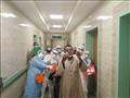 احتفالات العيد داخل مستشفى عزل المنيا