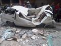 سقوط شرفة عقار في الإسكندرية 