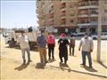 نائب محافظ السويس يتابع تطوير منطقة ميدان مصر