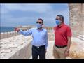جولة وزير الآثار ومحافظ الإسكندرية بالمواقع الأثرية