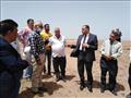 سكرتير عام شمال سيناء يتفقد منطقة آثار الفرما في بئر العبد