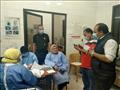 مدير صحة بورسعيد خلال تفقده مستشفى الحميات
