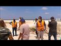 فريق الاتحاد المصري للغوص يصل شاطئ النخيل