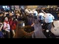 الشرطة التركية متهمة باستخدام العنف مع المتظاهرات.
