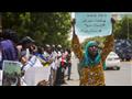 متظاهرون في بلدة نيرتيتي وسط دارفور يطالبون بتعزيز