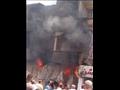 حريق في محل أحذية بالإسكندرية 