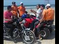 رجال الانقاذ وإدارة شاطئ بورسعيد