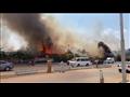 5 سيارات إطفاء تخمد حريقا في حديقة بميدان الرماية دون إصابات