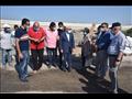 محافظ بورسعيد يتابع سير العمل في توسعة منفذ النصر الجمركي