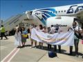 مطار طابا يستقبل أول رحلة طيران داخلية