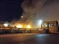 حريق في مطار مصراتة الليبي