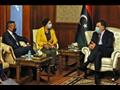 ئيس حكومة الوفاق الوطني الليبية فائز السراج ووزير 